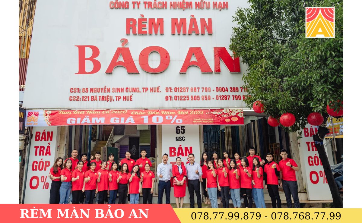 Rèm màn Bảo An – Địa chỉ mua rèm vải uy tín